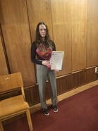 Pinja Varsanpää sai Vuoden nuori urheilija- palkinnon kaupungin talolla