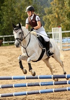 Rebecca Sandberg ja Priska (Kuva Jasmin Karjalainen)