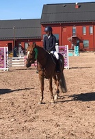 Annika ja Cappe Tuusula Derbyn palkintojenjaossa
kuva Mia Maukonen