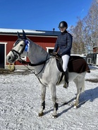 Vanessa Nippala ja Enska 0-0 tulos 80cm luokassa
(Kuva Virpi Nippala)