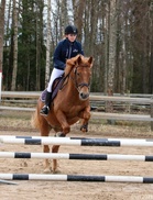 Mimosa Nippala ja Vipper (kuva Virpi Nippala)