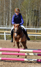 Myös Fanny ja Dina olivat kisaamassa, kuva Erica Hellman