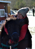 Miina ja Lion vastasivat kärryajelusta viime vuonna, kuva Erica Hellman